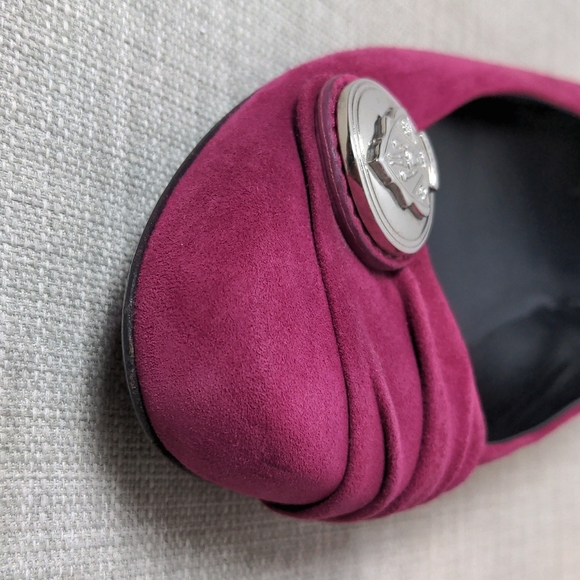 Gucci Hysteria Flats, Sz. 7.5, Dark Magenta - Picture 3 of 9